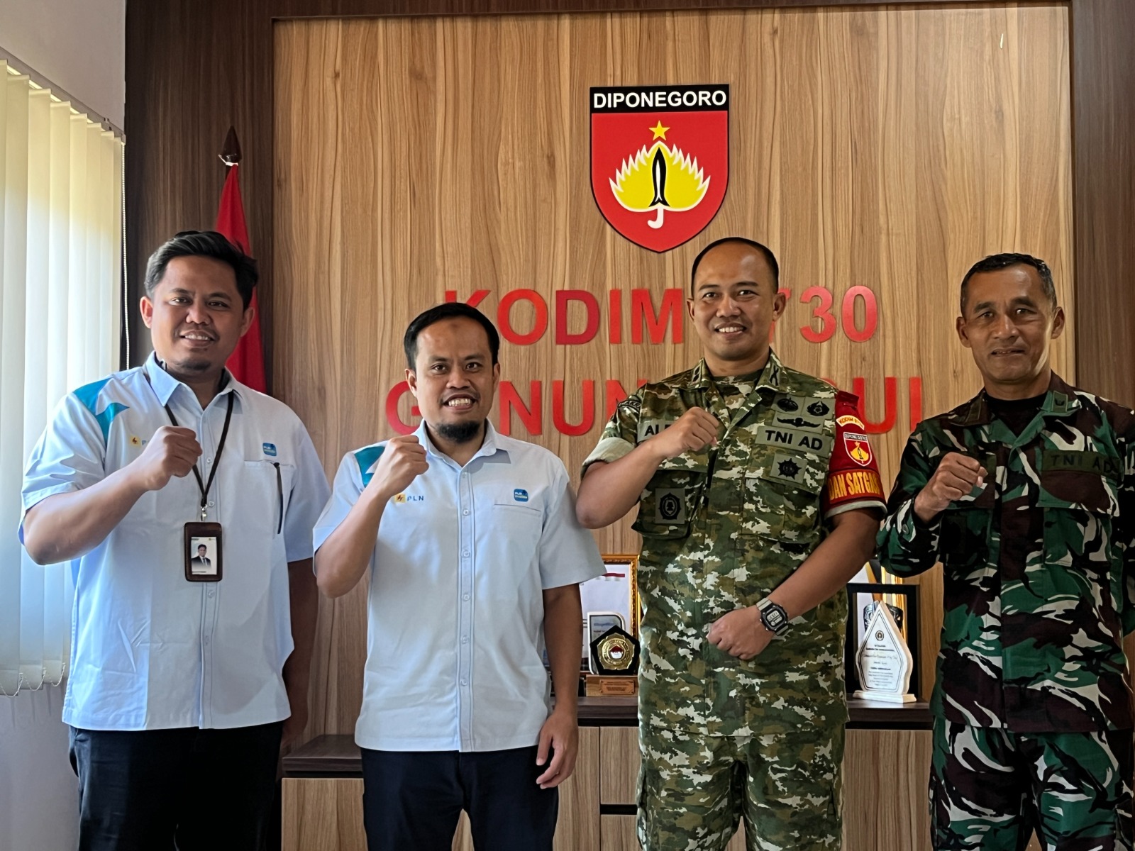 PLN dan Kodim Gunungkidul sinergikan kesiapan listrik Koperasi Desa Merah Putih jelang HUT ke-81 RI