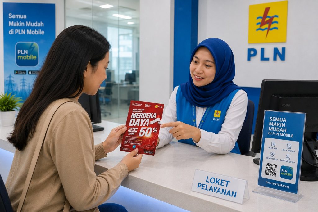 Promo Tambah Daya 50 Persen PLN melalui PLN Mobile