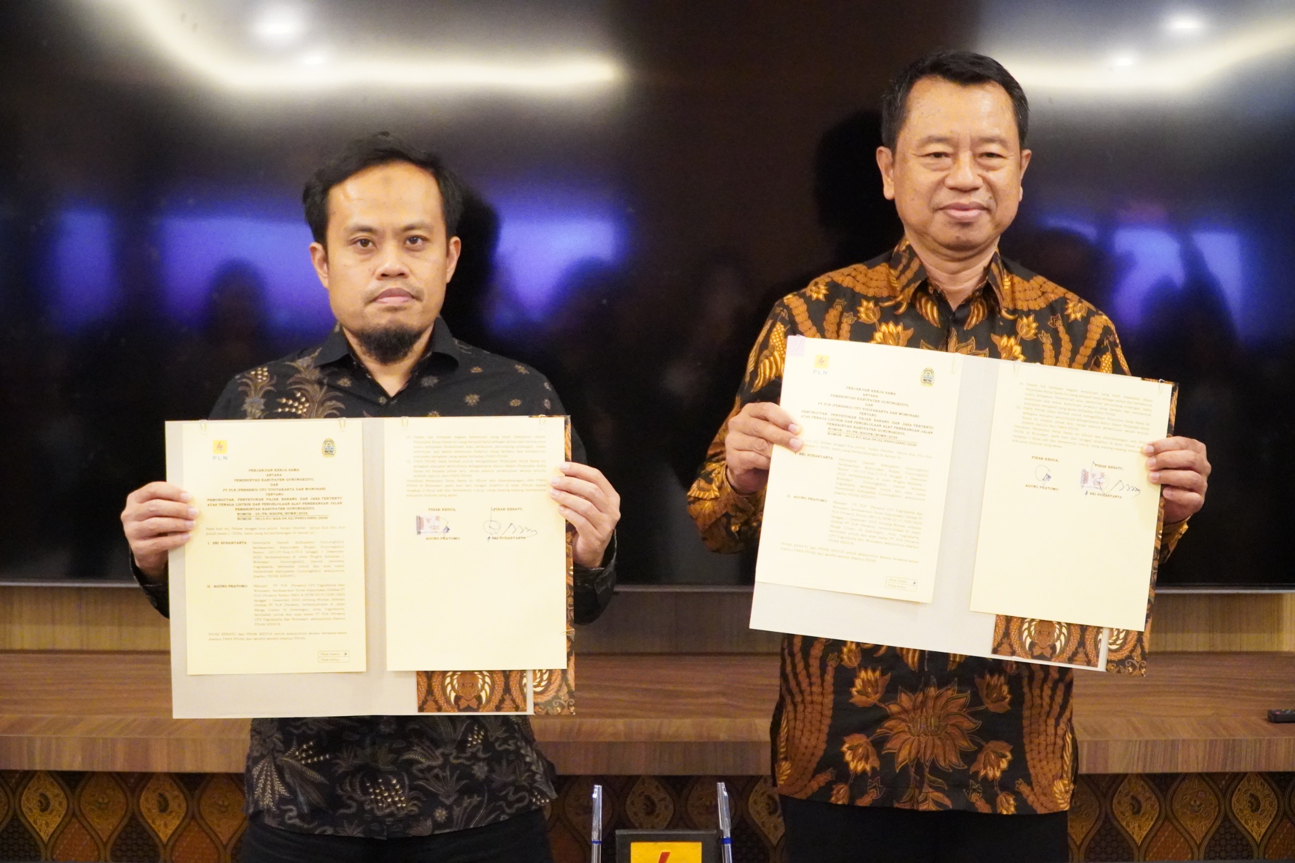 PLN UID Yogyakarta Pemkab Gunungkidul perkuat sinergi untuk meningkatkan PAD dan kualitas penerangan jalan